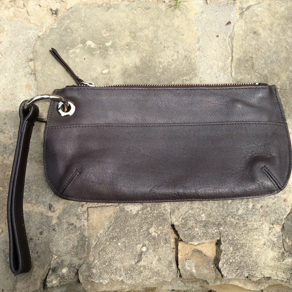 OLD NAVY BROWN LEATHER WRISTLET - Picture 6 of 6